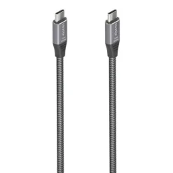 AISENS CABLE USB 3.2 GEN2X2 ALUMINIO 20GBPS 8K@30HZ 5A 100W E-MARK - TIPO USB-C/M-USB-C/M - 3.0M - COLOR GRIS
