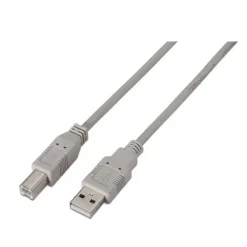 AISENS CABLE USB 2.0 IMPRESORA - TIPO A MACHO A TIPO B MACHO - 1.0M - COLOR BEIGE