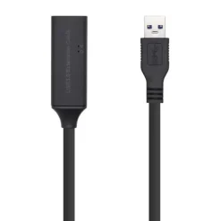 AISENS CABLE USB 3.0 PROLONGADOR CON AMPLICADOR - TIPO A/M-A/H - 5.0M - COLOR NEGRO