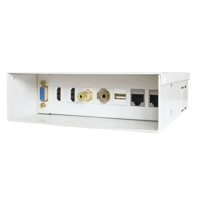 AISENS CAJA DE CONEXIONES PARA INSTALACIONES AUDIOVISUALES - COLOR BLANCO
