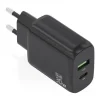 AISENS CARGADOR GAN 30W - 1XUSB-C PD3.0 QC4.0 - 1XUSB-A QC3.0 - COLOR NEGRO