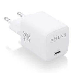 AISENS CARGADOR GAN 35W - 1XUSB-C PD3.0 QC4.0 - COLOR BLANCO