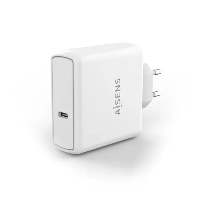 AISENS CARGADOR PD3.0 QC3.0 1 PUERTO 1XUSB-C 60W - COLOR BLANCO