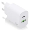 AISENS CARGADOR 20W - 1XUSB-C PD3.0 - 1XUSB-A QC3.0 - COLOR BLANCO
