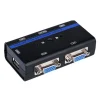 AISENS CONMUTADOR KVM VGA USB 1U-2PC+CABLE - COLOR NEGRO