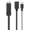 AISENS CONVERSOR ACTIVO HDMI 2.0 + USB ALIM. A DISPLAYPORT V1.2 - HDMI/M-USB/M-DP/H - 10CM - COLOR NEGRO