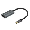 AISENS CONVERSOR ALUMINIO USB-C A HDMI 4K@60HZ - USB-C/M-HDMI/H - 15CM - COLOR GRIS