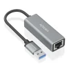 AISENS CONVERSOR USB 3.0 A ETHERNET GIGABIT 10/100/1000 MBPS - 15CM - COLOR GRIS
