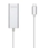 AISENS CONVERSOR USB3.1 GEN1 USB-C A ETHERNET GIGABIT 10/100/1000 MBPS - 15CM - COLOR PLATA
