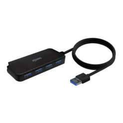 AISENS HUB USB 3.0 - TIPO A/M-4X TIPO A/H - 60CM - COLOR NEGRO