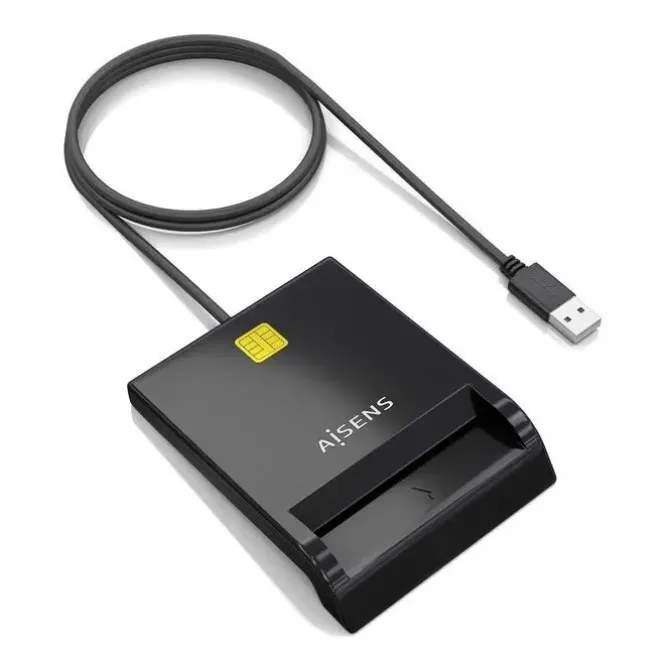AISENS LECTOR DE TARJETA INTELIGENTE DNI - COLOR NEGRO