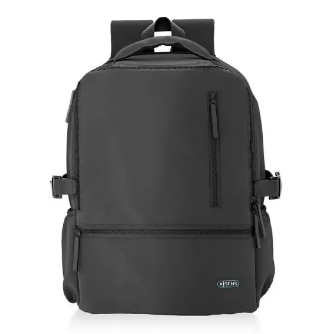 AISENS MOCHILA DEPORTIVA REPELENTE AL AGUA PARA PORTATIL 15,6 - COLOR NEGRO