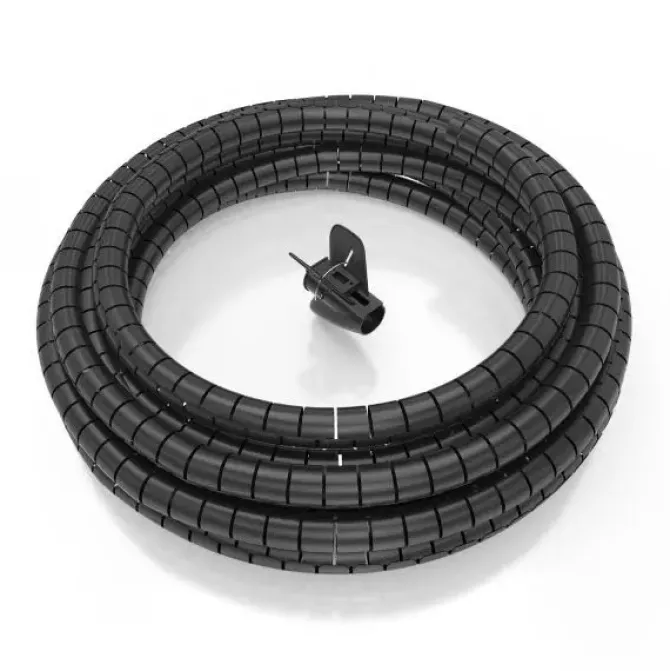 AISENS ORGANIZADOR DE CABLE EN ESPIRAL 25MM - 10M - COLOR NEGRO