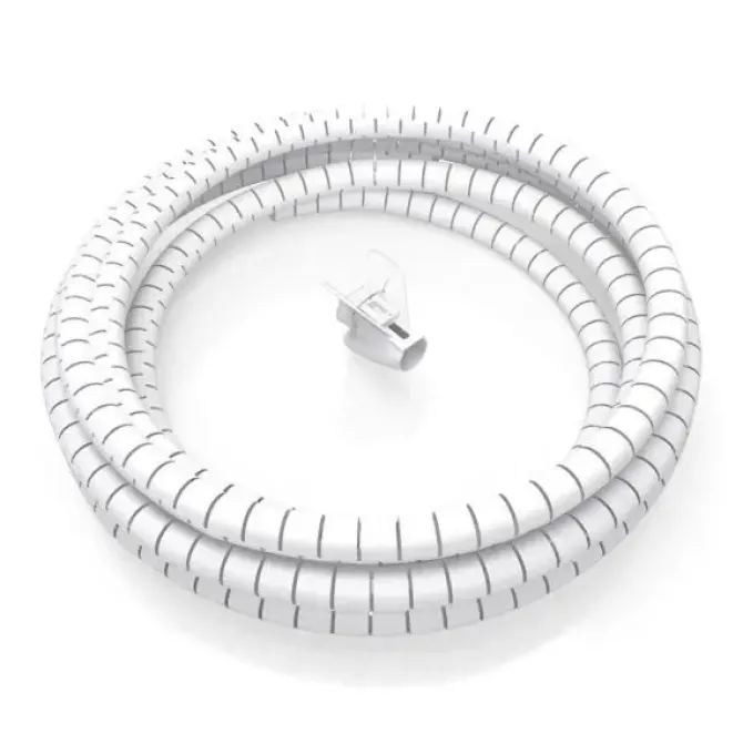 AISENS ORGANIZADOR DE CABLE EN ESPIRAL 25MM - 1.0M - COLOR BLANCO