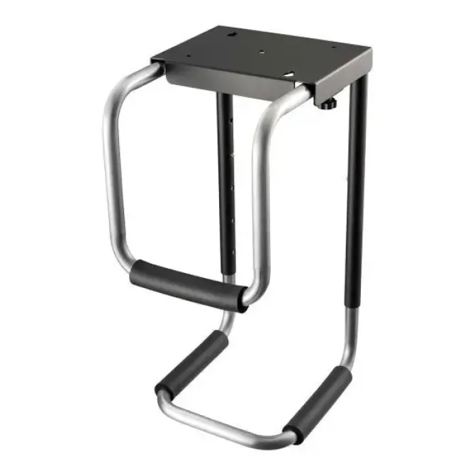 AISENS SOPORTE ALTURA PERSONALIZABLE PARA CPU POR DEBAJO DE ESCRITORIO - COLOR NEGRO/PLATA
