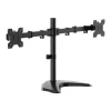 AISENS SOPORTE DE MESA CON PEANA ECO GIRATORIO E INCLINABLE PARA MONITOR/TV 10KG (3 PIVOTES - 2 BRAZOS) DE 17-32 - COLOR NEGRO