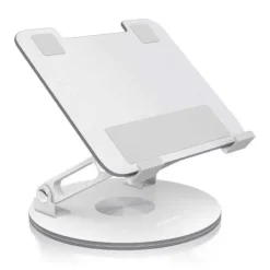 AISENS SOPORTE DE SOBREMESA GIRATORIO AJUSTABLE PARA PORTATIL / TABLET 7-13 - COLOR PLATA