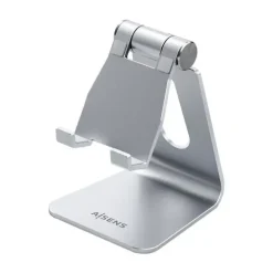 AISENS SOPORTE DE SOBREMESA TAMAÑO M AJUSTABLE (1 PIVOTE) PARA MOVIL / TABLET - COLOR PLATA