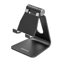 AISENS SOPORTE DE SOBREMESA TAMAÑO M AJUSTABLE (1 PIVOTE) PARA MOVIL / TABLET - COLOR NEGRO