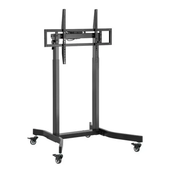 AISENS SOPORTE DE SUELO MOTORIZADO PRO CON RUEDAS PARA MONITOR/TV 120KG DE 55-100 - COLOR NEGRO