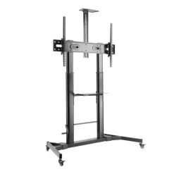 AISENS SOPORTE DE SUELO PARA TV/MONITOR DE 60 A 100 - MAX 100KG - AJUSTABLE EN ALTURA - MOVIMIENTO HORIZONTAL Y VERTICAL