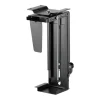 AISENS SOPORTE GIRATORIO Y ALTURA PERSONALIZABLE PARA CPU POR DEBAJO DE ESCRITORIO CON MANGO DE BLOQUEO FACIL - COLOR NEGRO