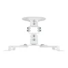 AISENS SOPORTE UNIVERSAL GIRATORIO - INCLINABLE DE TECHO PARA PROYECTOR - HASTA 13.5KG - COLOR BLANCO