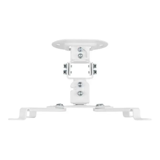 AISENS SOPORTE UNIVERSAL GIRATORIO - INCLINABLE DE TECHO PARA PROYECTOR - HASTA 13.5KG - COLOR BLANCO