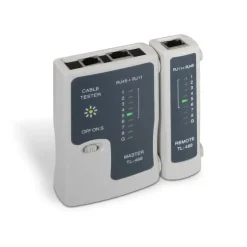 AISENS TESTEADOR PARA CABLE RJ11/RJ12/RJ45 - COLOR GRIS