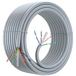 AITEN DATA CABLE DE RED LATIGUILLO CAT.6 UTP AWG23 - LONGITUD 100M - COLOR GRIS