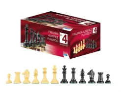AJEDREZ FALOMIR STAUNTON Nº4 FIGURAS DE PLÁSTICO