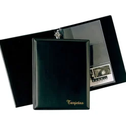 ALCES TARJETERO ALCES 4º PVC 10F 600T NEGRO 19 MAK180348