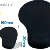 ALFOMBRILLA PARA RATON Q-CONNECT REPOSAMUÑECAS DE GEL COLOR