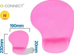 ALFOMBRILLA PARA RATON Q-CONNECT REPOSAMUÑECAS DE GEL COLO R