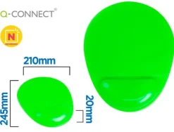 ALFOMBRILLA PARA RATON Q-CONNECT REPOSAMUÑECAS DE GEL Y PVC
