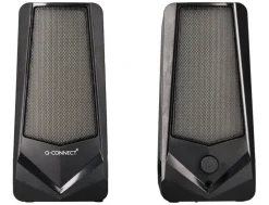 ALTAVOCES Q-CONNECT GAMING BLU ETOOTH CON ILUMINACIÓN RGB POTENCIA MAXIMA 2X3W CONTROL DE VOLUMEN COLOR NEGRO