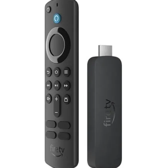 AMAZON FIRE TV STICK 4K WI-FI 6E BLUETOOTH 5.2 - RESOLUCION HASTA 4K - DOLBY VISION-ATMOS Y HDR10+ - 8GB DE CAPACIDAD - CONECTOR HDMI - MANDO POR VOZ ALEXA
