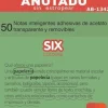 ANOTADO BLOC DE NOTAS QUITA Y PON TRANSPARENTES 76X76MM 50HOJAS