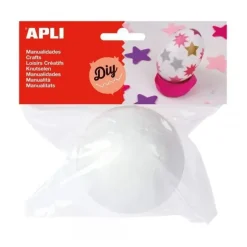 APLI BOLA DE POREXPAN Ø 80 MM - COLOR BLANCO