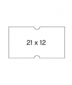 APLI ETIQUETA MAQUINA APLI 21X12 6UNIDADES COLOR BLANCO PERMANENTE 100910 MAK035254