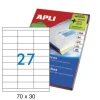 APLI ETIQUETAS APLI A4 70X30 100H 1271 MAK001256