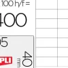 APLI ETIQUETAS APLI A4 105X40 100H 1275 MAK001260