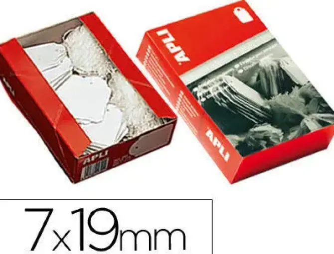 APLI ETIQUETAS APLI COLGANTE 7X19MM/1000U 00383 MAK001249