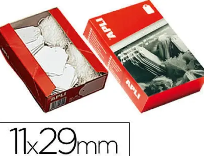 APLI ETIQUETAS APLI COLGANTE 11X29MM/1000U 00385 MAK029196