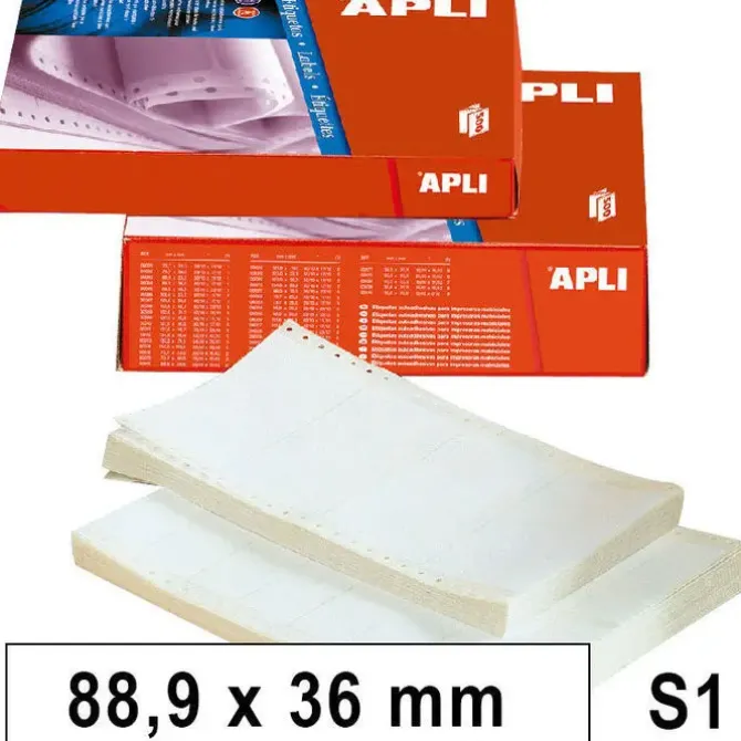 APLI ETIQUETAS APLI CONTINUO S1 88,9X36 00004 MAK001285