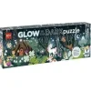 APLI GLOW IN THE DARK PUZZLE FLUORESCENTE DE 200 PIEZAS 6X5CM - TEMATICA BOSQUE MAGICO - EFECTO FLUORESCENTE QUE REVELA DISEÑOS OCULTOS - POSTER PARA FACILITAR MONTAJE