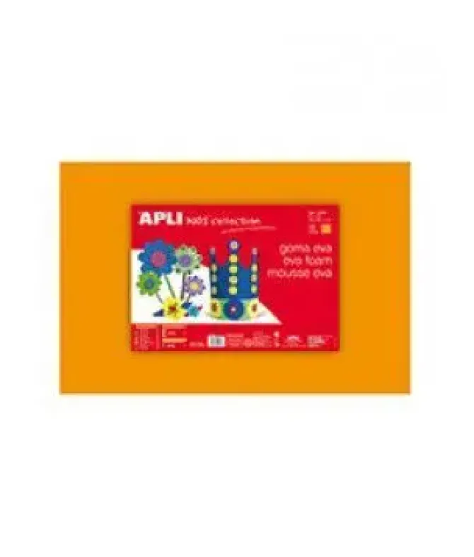 APLI GOMA EVA 1,8MM 40X60 NARANJA AP12773