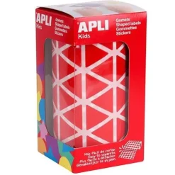 APLI GOMETS ADHES. ROLL.TRIANG. 21X21X21. ROJO 2596U. AP04869