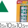APLI GOMETS ADHES. ROLL.TRIANG. 010,5MMM. VERDE 6136U. AP04866