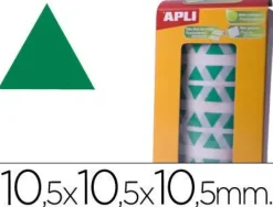 APLI GOMETS ADHES. ROLL.TRIANG. 010,5MMM. VERDE 6136U. AP04866